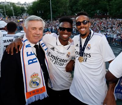 Real Madrid CF Celebrates Winning The UEFA Champions League Final 2021/22