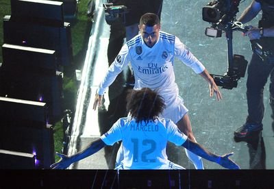 Real Madrid Celebrate After Victory In The Champions League Final
