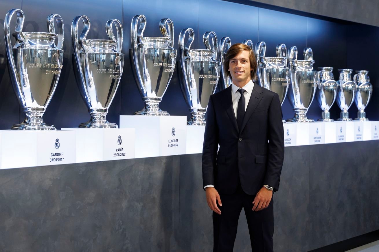 Real Madrid Unveil New Signing Alvaro Carreras